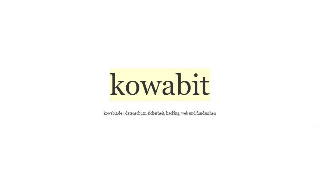 Kowabit: Review zur Trutzbox