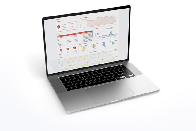 Screenshot des TrutzBox EVO NetzwerkMonitors
